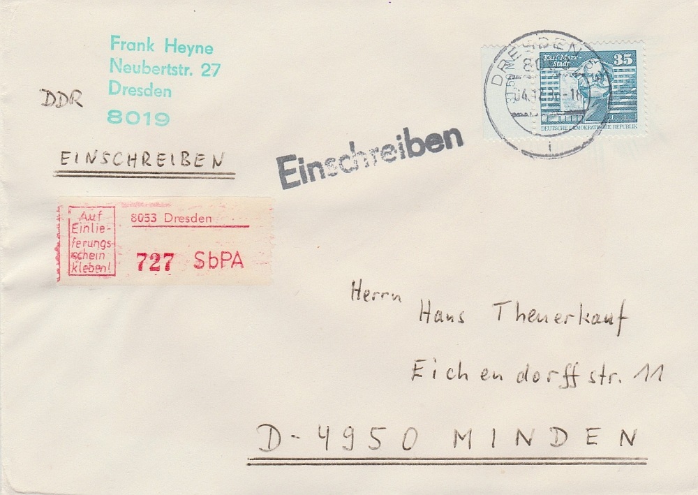 Brief mit EM 3. Ausgabe (1b)