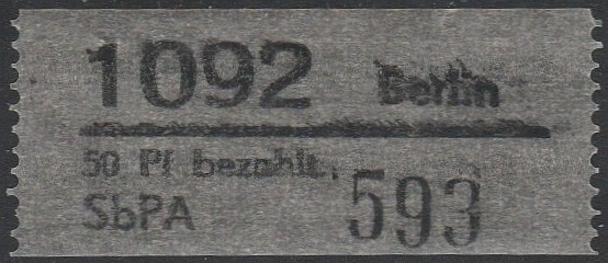 Paketmarke 1092