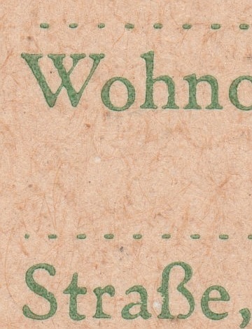 Absenderteil Typ a