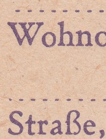 Absenderteil Typ a