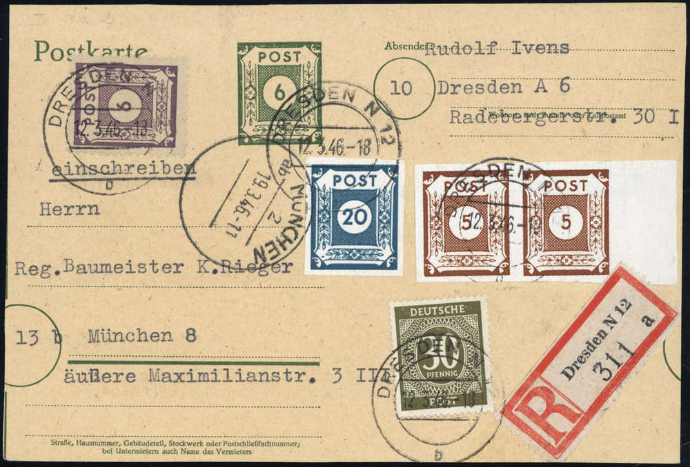 Serienweise produzierte philatelistische Mache von Rodolf Ivens Serienweise produzierte philatelistische Mache von Rodolf Ivens